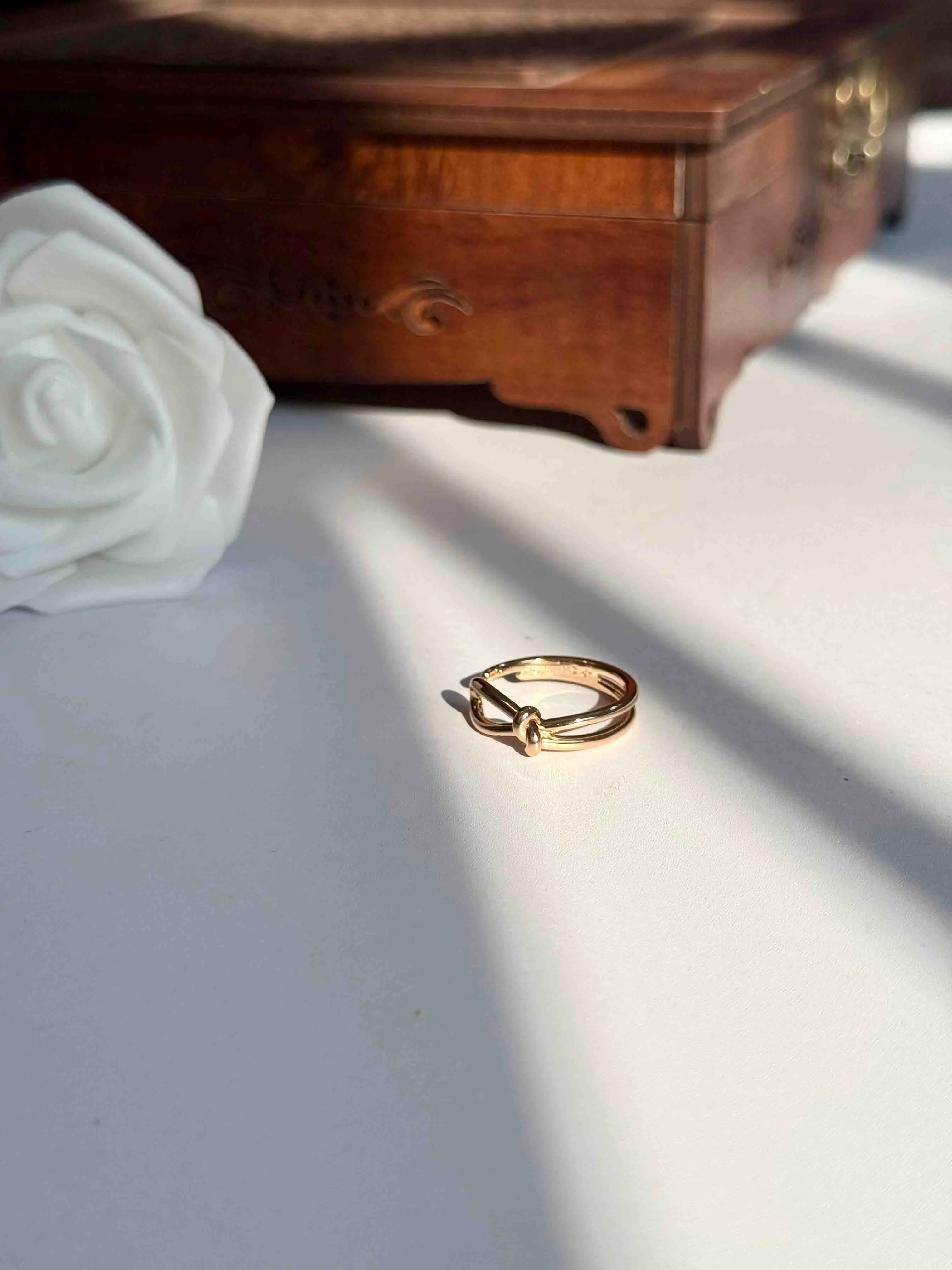 انگشتر طرح گره ژوپینگ - Thumbnail 1