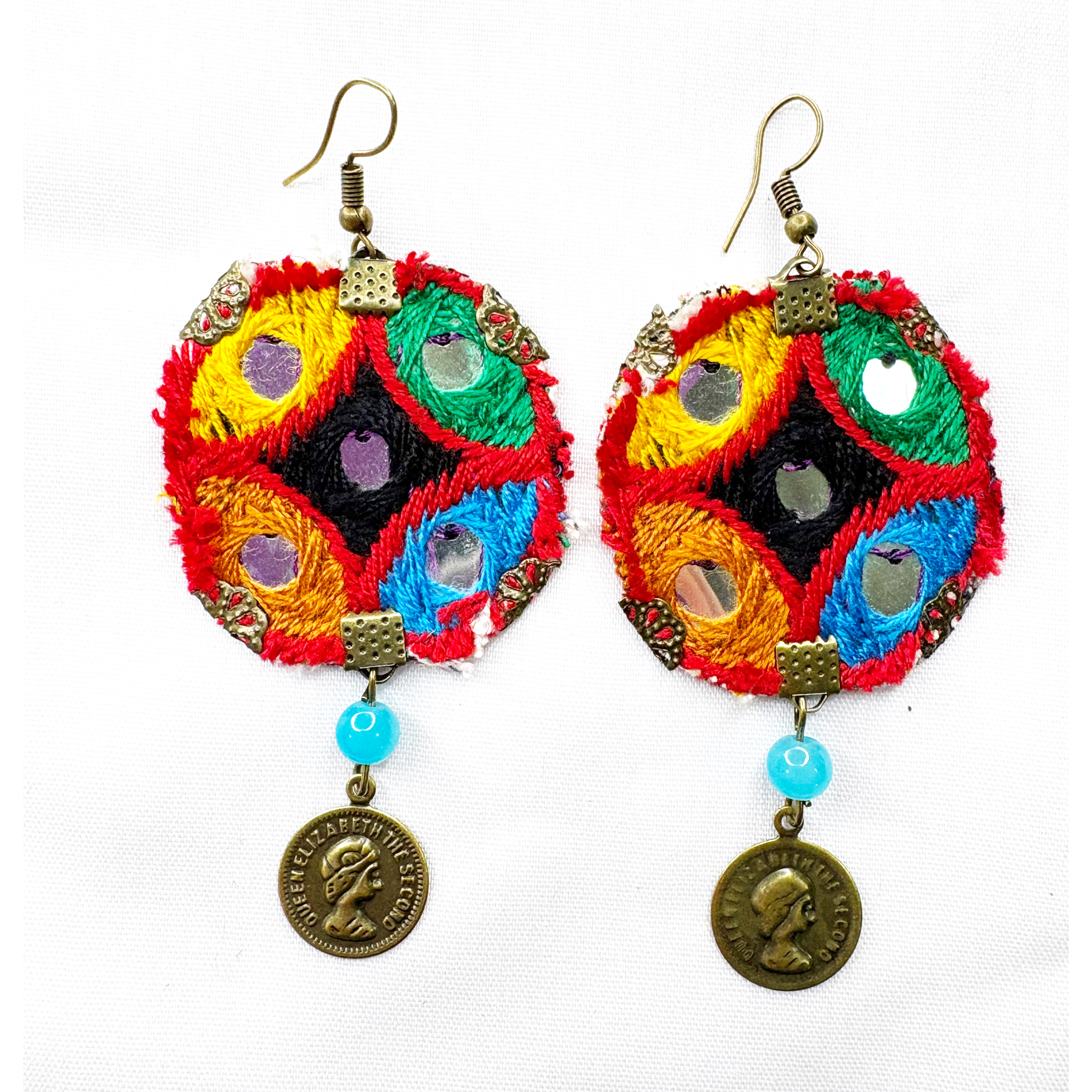 گوشواره سوزن دوزی ۳ - Thumbnail 1