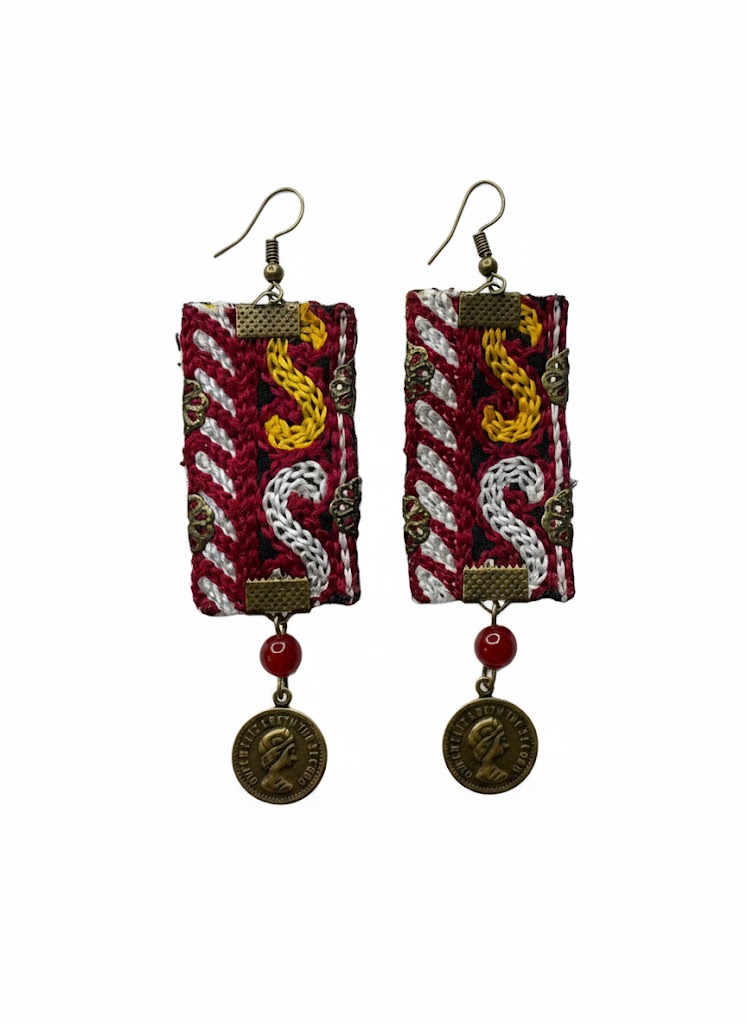 گوشواره سوزن دوزی ۲ - Thumbnail 1