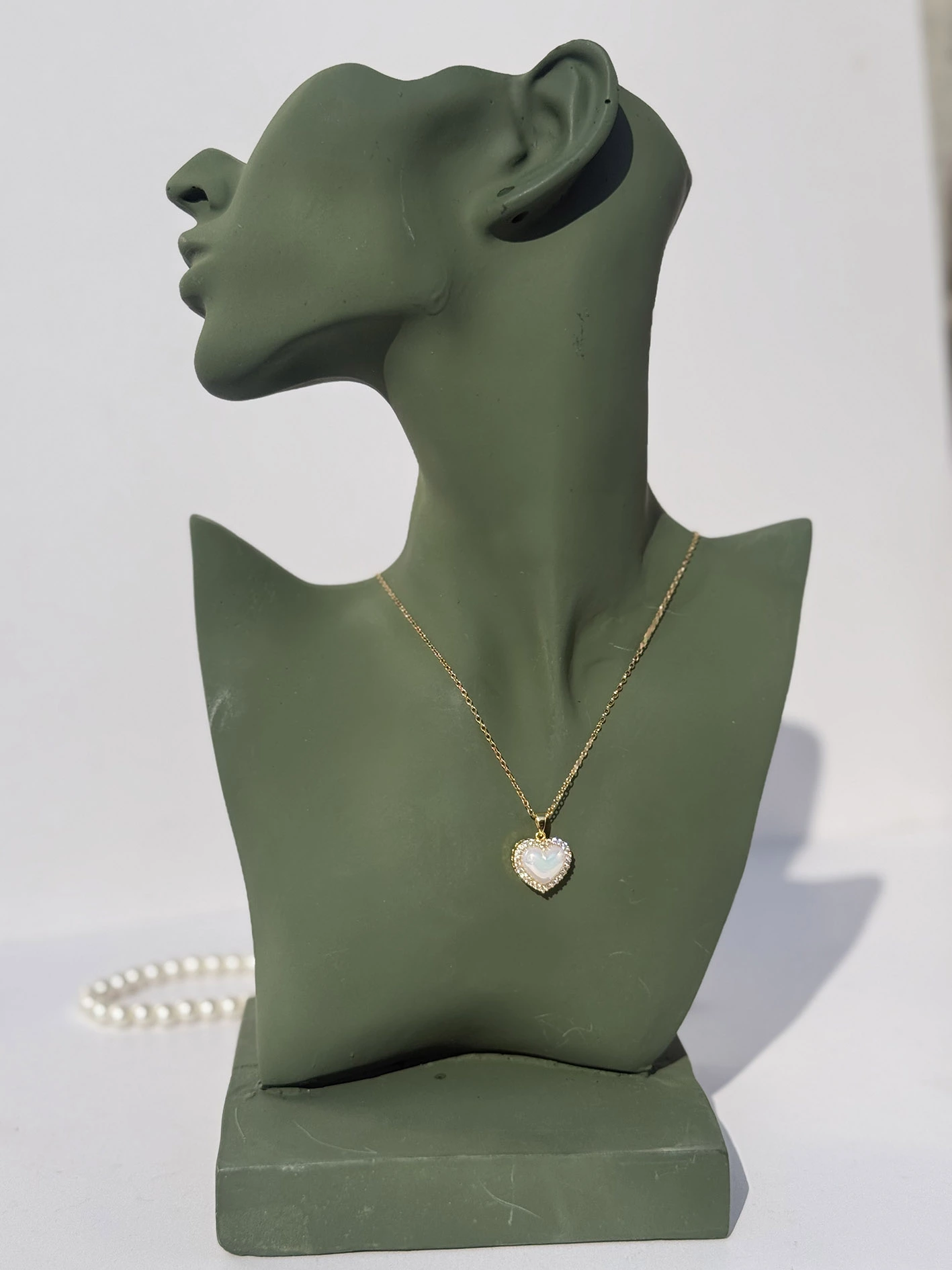 گردنبند صدفی استیل 