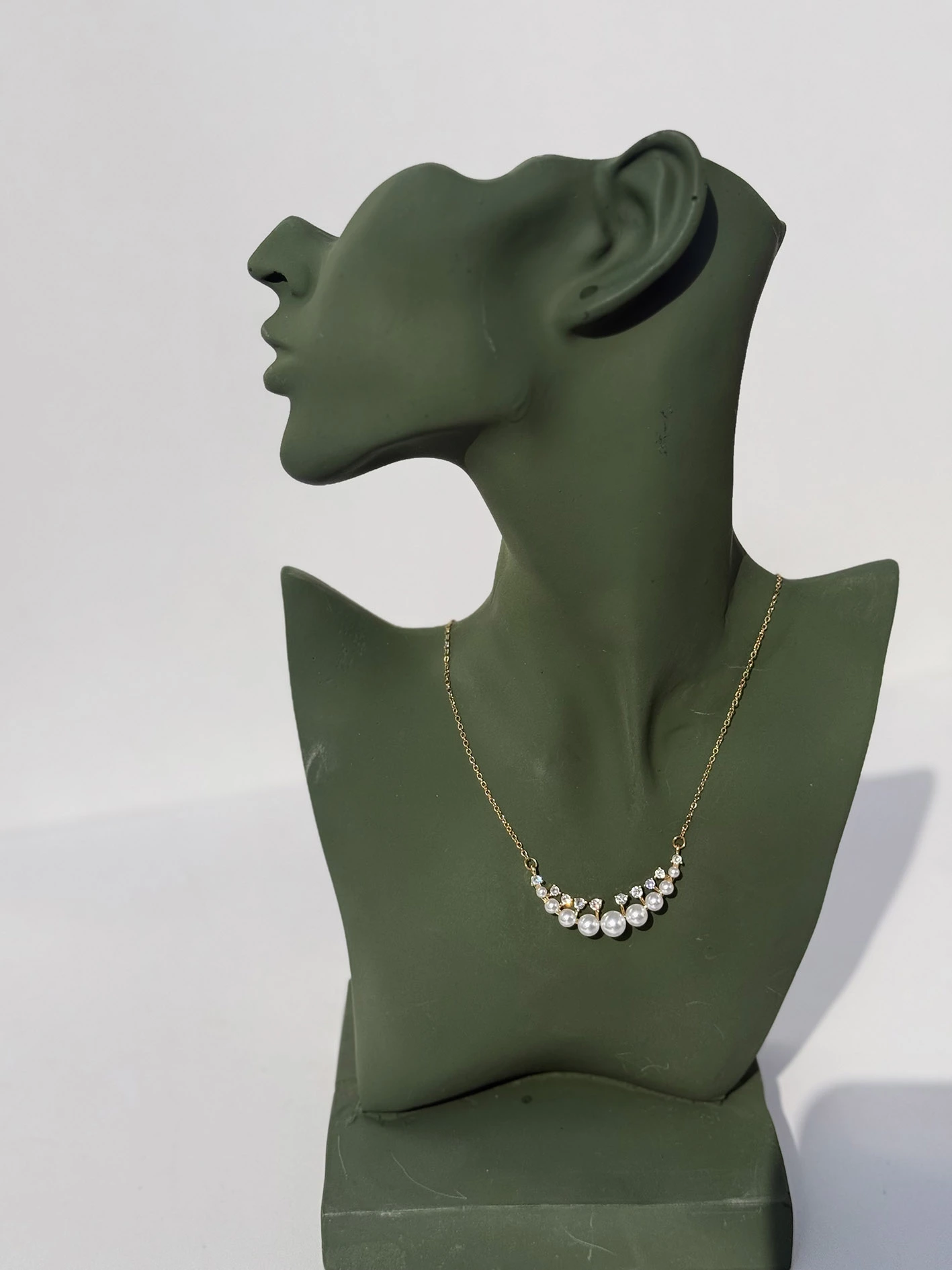 گردنبند صدفی استیل 