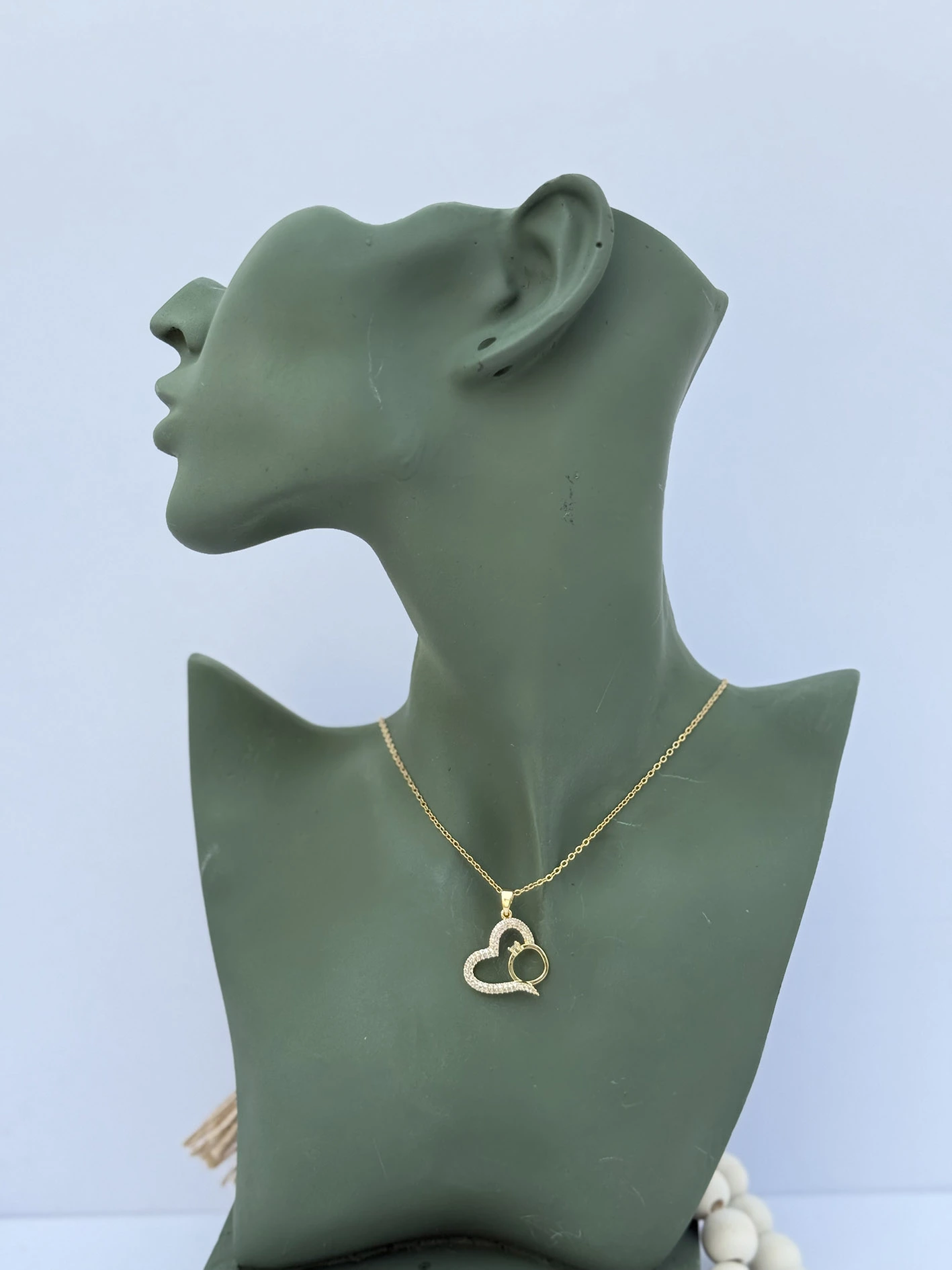 گردنبند صدفی استیل 